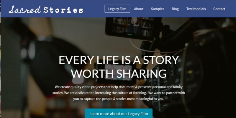 Sacred Stories Website